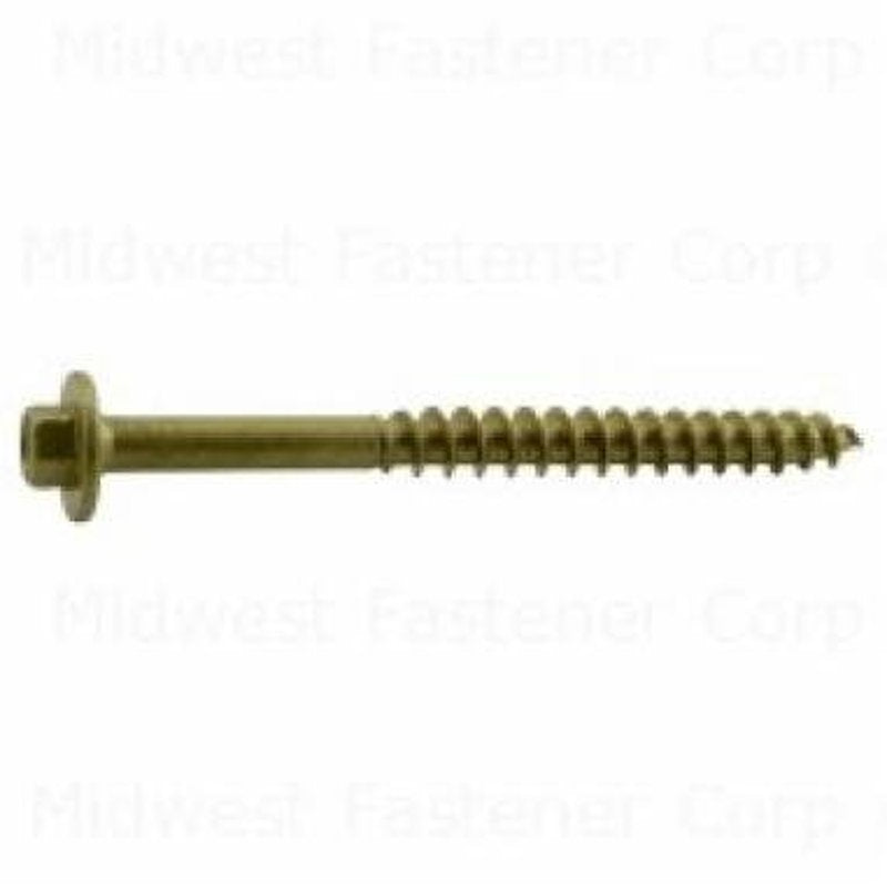 Screw BRD Ledger TAN 3/8X3-5/8