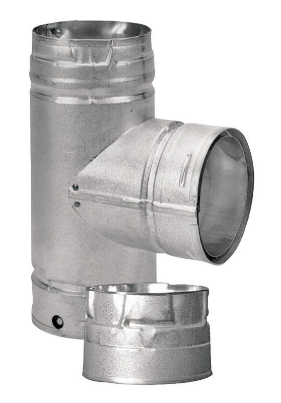 DuraVent M&G TRVAL67893 3PVL-TR 3'' Pellet Vent Clean Tee