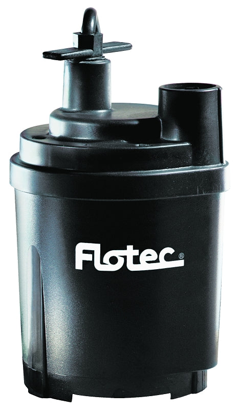 Pentair Flotec FP0S1300X-08 Tempest 115-Volt 1/6-HP Submersible Thermoplastic Water Removal Utility Pump