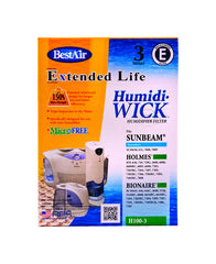 B & K H100-PDQ-3 Humidifier Wick