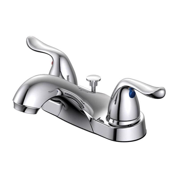 OakBrook Pacifica Pacifica Chrome Two Handle Lavatory Pop-Up Faucet 4 in. 67499W-6101