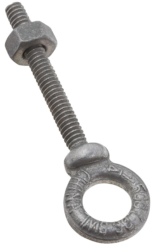 National Hardware N245-076 3260BC Eye Bolt in Galvanized 1/4" x 2"