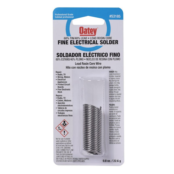 Oatey 60/40 Rosin Core - Carded 53185
