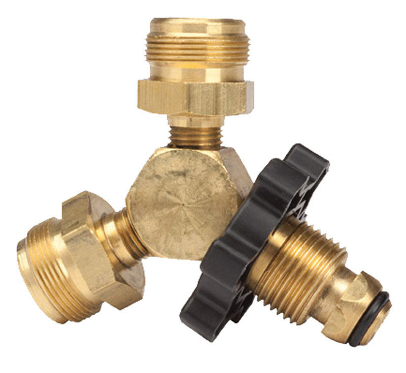 Mr Heater F271715 Propane Y Male Adapter With Handwheel