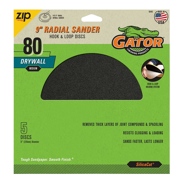 Gator Sanding DISC 80 GRT 5PK 6440