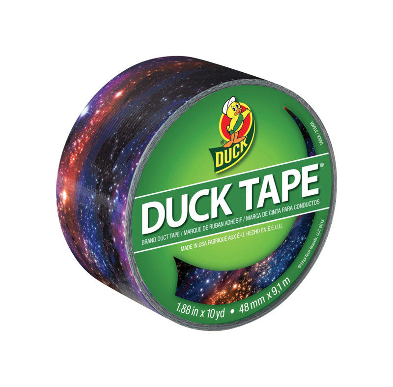 Duck Brand Printed Duct Tape Single Roll, Galaxy (283039)