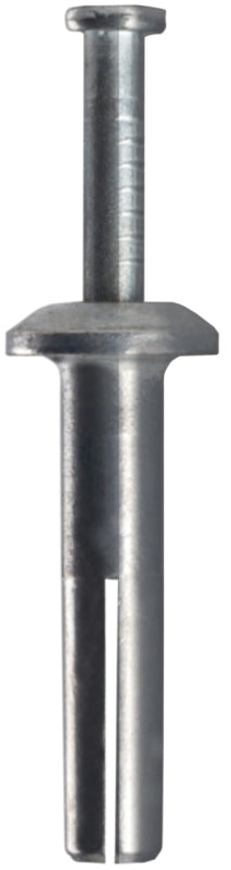 COBRA ANCHORS 386V Drive Nail-In Anchor, 1/4 in Dia, 2 in L, Die-Cast Zinc