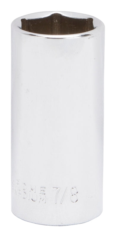 MINTCRAFT MT6496484 Deep Socket, 7/8-Inch, 3/8 Drive, 6 Point