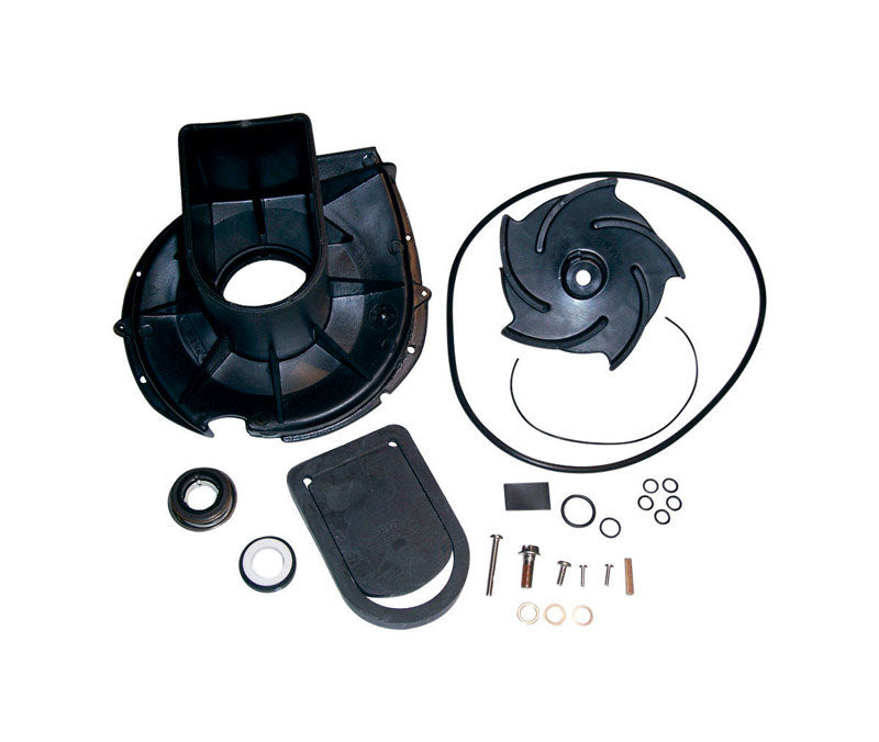 Pacer Pumps 58-702EP-U 'S' Series EPDM Water Pump Rebuild Kit with Volute, Impeller, Seal and Hardware