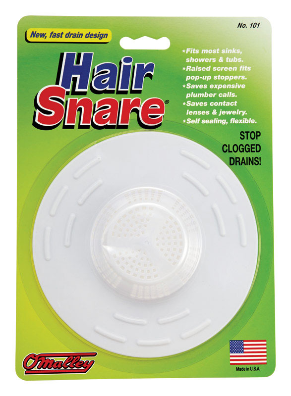 Hair Snare Drain Cover Universal - White