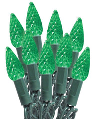 Sylvania Light Cord, Spool, LED, C6, Green, 100 Ct 29585