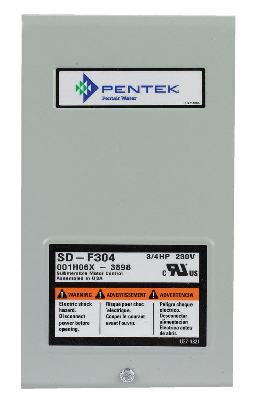 Flotec FP217-811 Parts2O Pentek Heavy Duty Submersible Well Pump Control Box, 230 V, 3/4 Hp, No 4