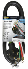 PowerZone ORR628204 Range Power Cord Black