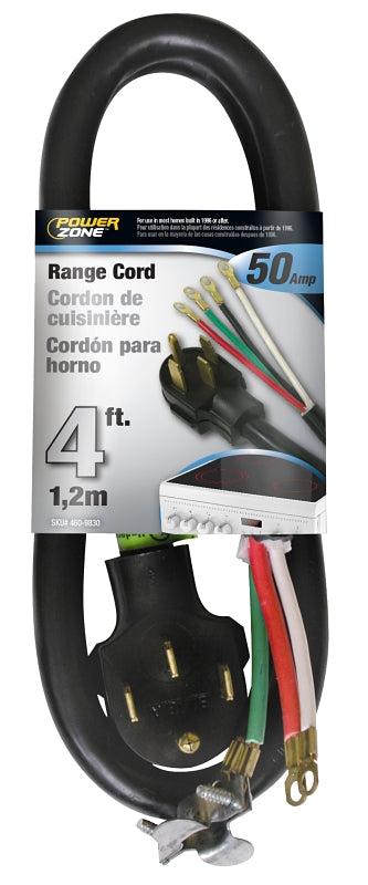 Cord Range 50a 6/2-8/1x4ft Black