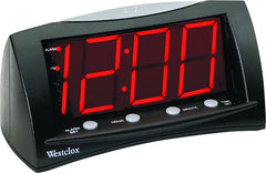 Westclox Large Led Alarm Clock Red Disp 66705