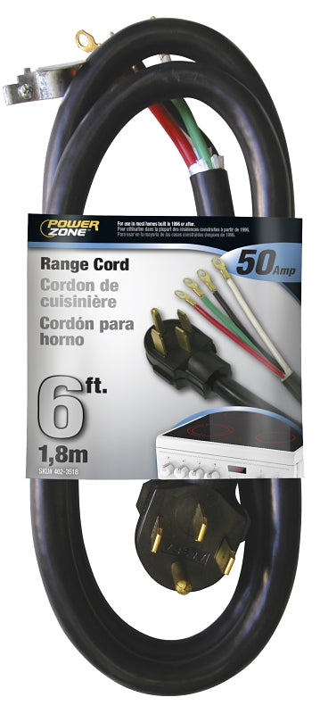 Cord Range 50a 6/2-8/1x6ft Black