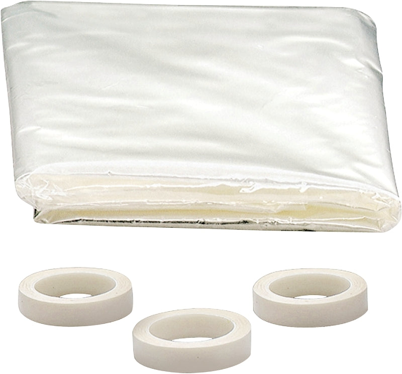 M-D Building Products 4184 Shrink & Seal 0 Window Insulation Kit, 42 X 62 in, 42&quot x 62&quot, Crystal Clear