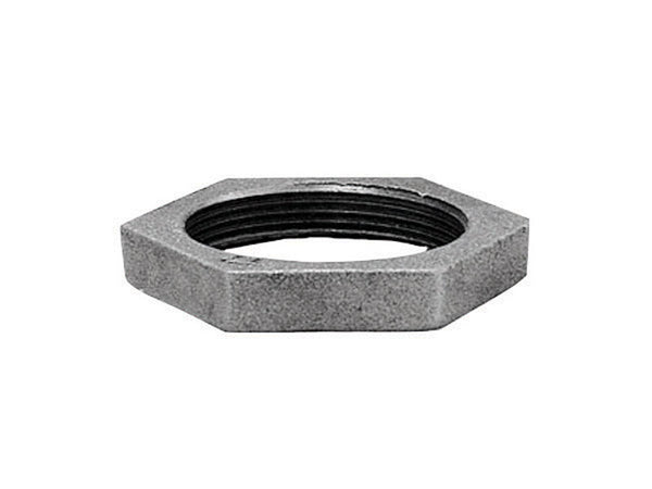 Anvil 8700162608, Malleable Iron Pipe Fitting, Locknut, 1" NPT Female, Galvanized Finish