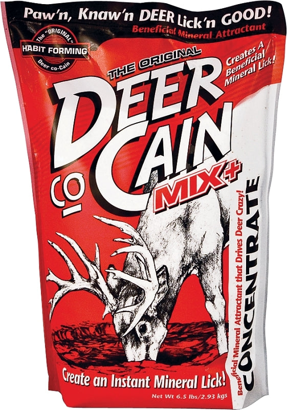 Evolved Habitats Deer Co-Cane Powder Mix 6.5 lb Deer Mineral Attractant - Fast & Easy to Use All Year-Round Concentrated Mineral Lick Food Supplement for Deer 26592