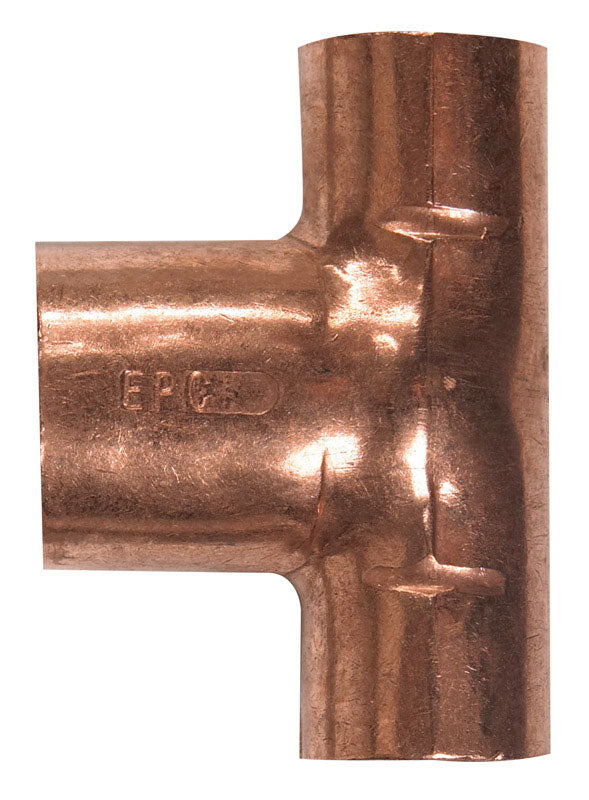 Tee Copper Wrot 1/2x1/2x3/4