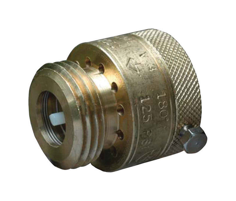 Cash Acme Hose Bibb Atmospheric Back Flow Preventer Brass 3/4 " X 3/4 " 17198-0000 (10-Pack)