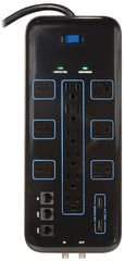 Powerzone, Black OR504142 Heavy Duty Surge Protector