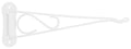 Mintcraft GB0213L Britan 0213L Swivel Hanging Planter Bracket, 10-Inch White Metal