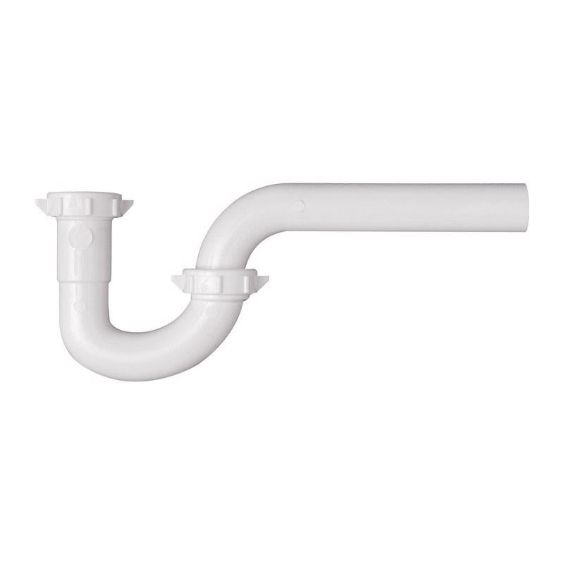 Plumb Pak PP940W PlumPak P-Trap, 1-1/4 X 1-1/2 In, Plastic, Medium, White