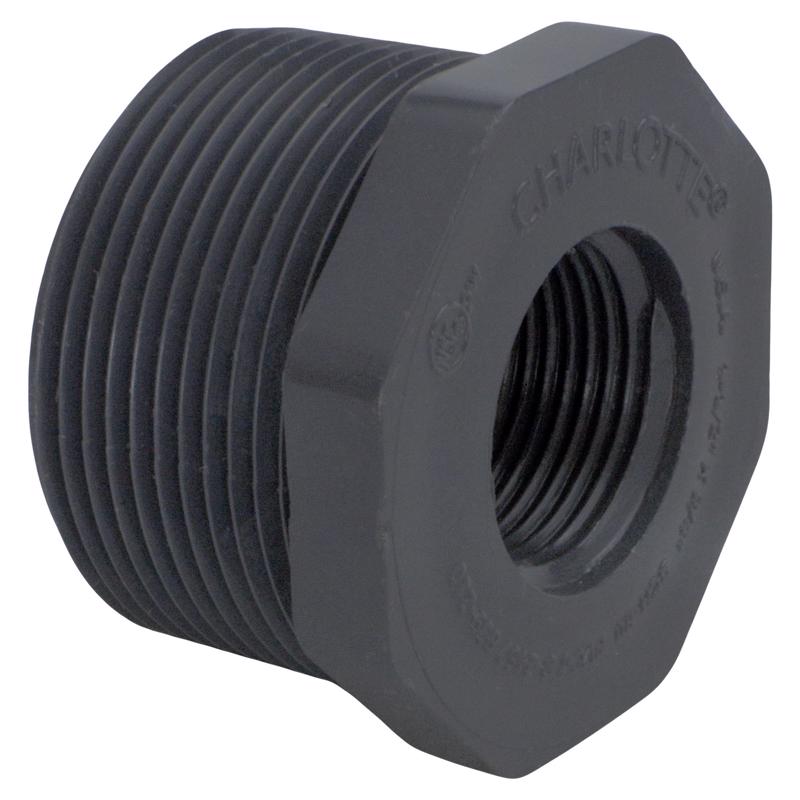 CHARLOTTE PIPE & FOUNDRY PVC 08200 1600HA 3/4x1/2 MPTxFPT Bushing