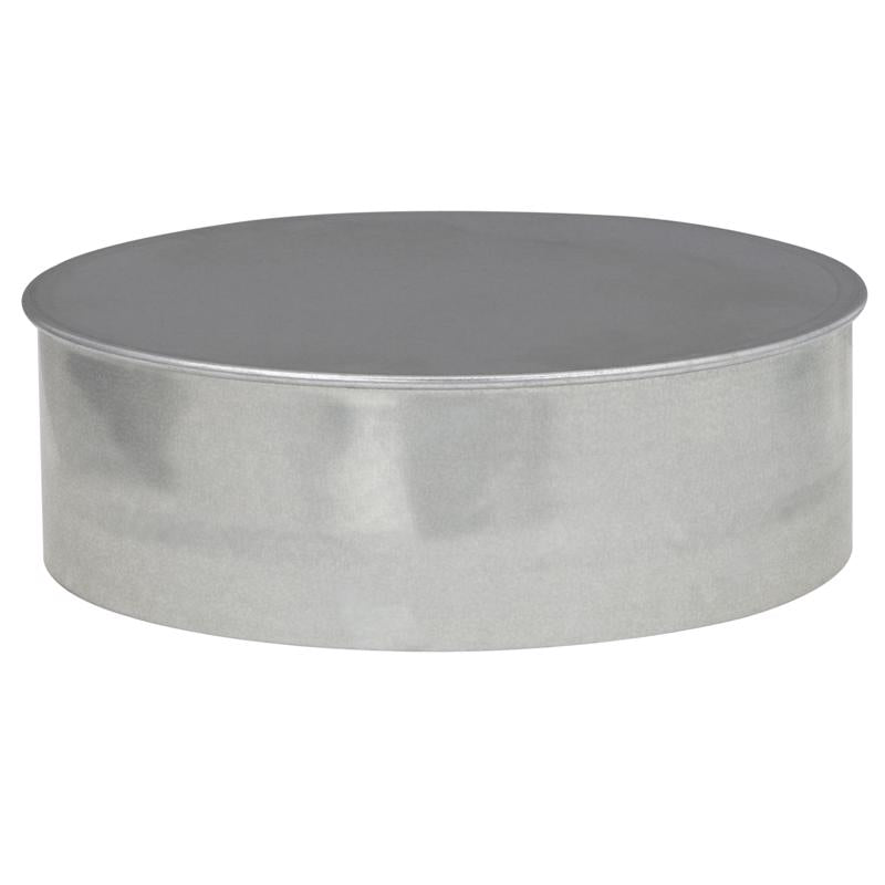 United States HDW GV0724 6'' Galvanized Tee Cap/Plug