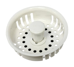 Plumb Pak PP820-26 PlumPak Replacement Sink Basket Strainer With Adjustable Post, Plastic, No Size, White