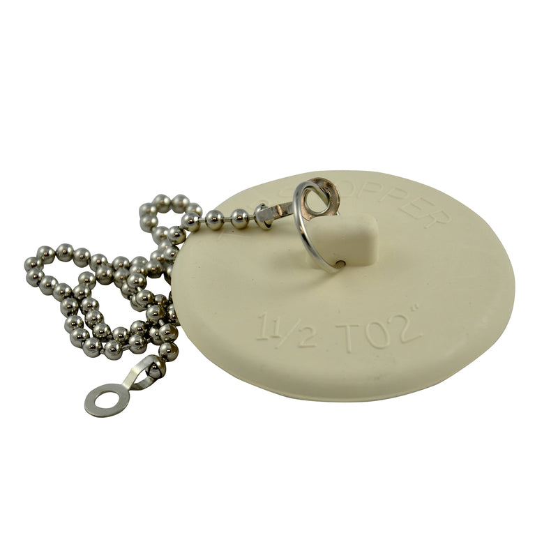 Danco 1-3/8 in. Dia. Tub Stopper Rubber White