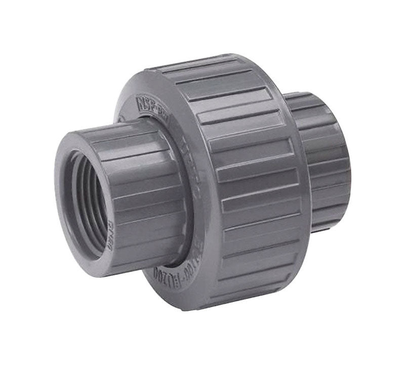 Union Sch80 1/2"Fpt Pvc