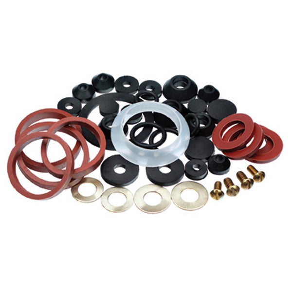 Danco 80817 Home Washer Assortment, 42-Piece, Pack of 1, Black 9D00080817