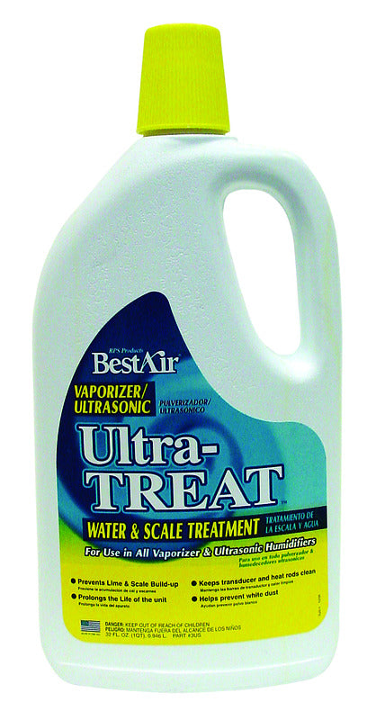 BestAir 3US UltraTreat Vaporizer/Ultrasonic Humidifier Water & Scale Treatment, 32 fl oz, Single Pack
