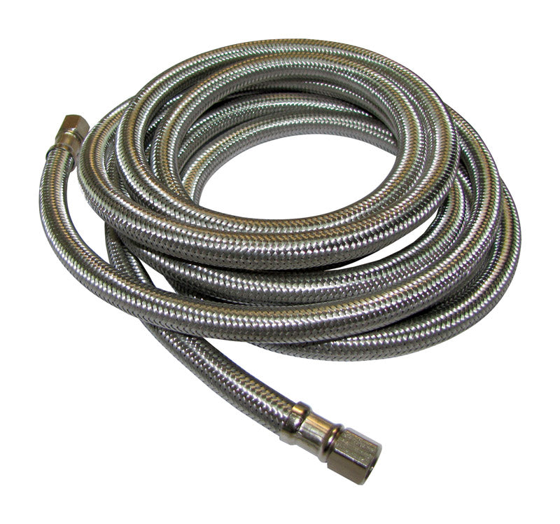 Keeney PP25523 Ice Maker Kit Supply Line Inlet by Compression Outlet, 1/4" x 60"