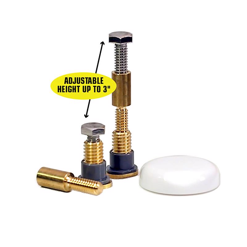 Danco 10770 Toilet Closet & Tank Gaskets, Adjustment is 1" to 3", Brass