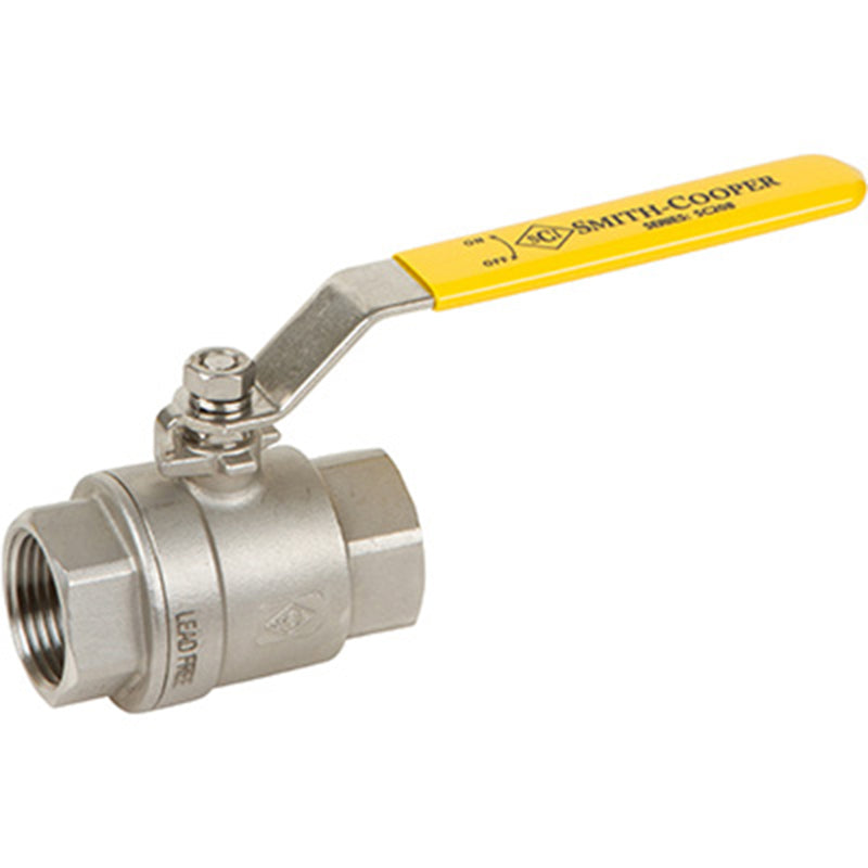 SMITH-COOPER INTERNATIONAL Stainless Steel Threaded Ball Valve