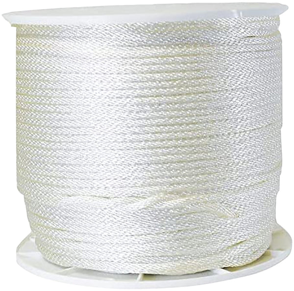 BARON MFG Rope NYLN SLVR/WH 1/4INX1000FT 54803