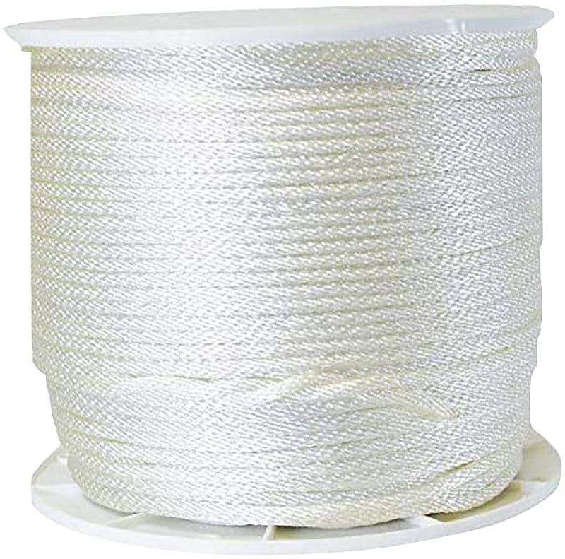BARON MFG Rope NYLN SLVR/WH 1/4INX1000FT 54803