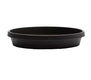 Bloem Terra Plant Saucer Tray for Planters 6-8" Black STT0800