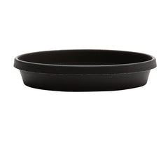 Bloem STT0800 Plant Saucer, Black
