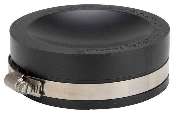 WORLDWIDE SOURCING TC-4 Pipe Test Cap, 4 in, PVC