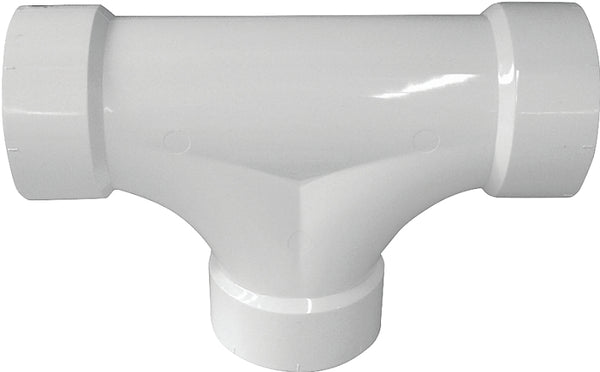 Canplas 193724 PVC DWV 2-Way Cleanout FTG, White