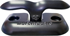 Multinautic 15113 Flip-Up Cleat, 6 in, Cast Aluminum, Black, Powder-Coated