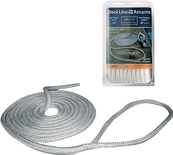 Multinautic Dock Lines 15'L White 34900
