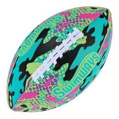 SwimWays Hydro Waterproof Football, Outdoor Games for Adults and Kids, Swimming Pool Accessories and Games, 9.25 Inches, Green 6070206