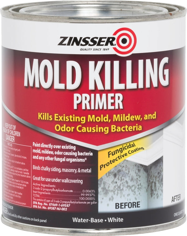 qt Zinsser 276087 White Zinsser, Mold Killing Primer Water-Based Mold Killing Primer