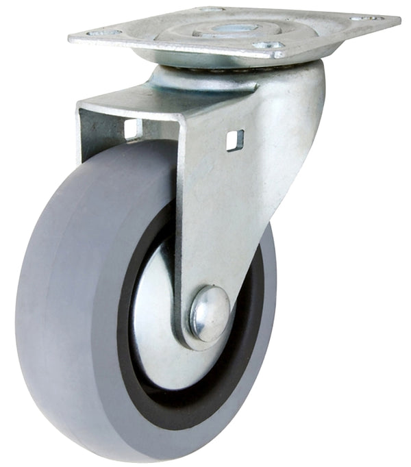 Shepherd Hardware 3545 G1 3-Inch Medium Duty Plate Caster, 121-lb Load Capacity