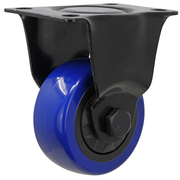 Shepherd Hardware Blue Diamond TPU Wheel Caster, 3-in. D, 225-Lb. Load Capacity, 1-Pk - Quantity 1 3659